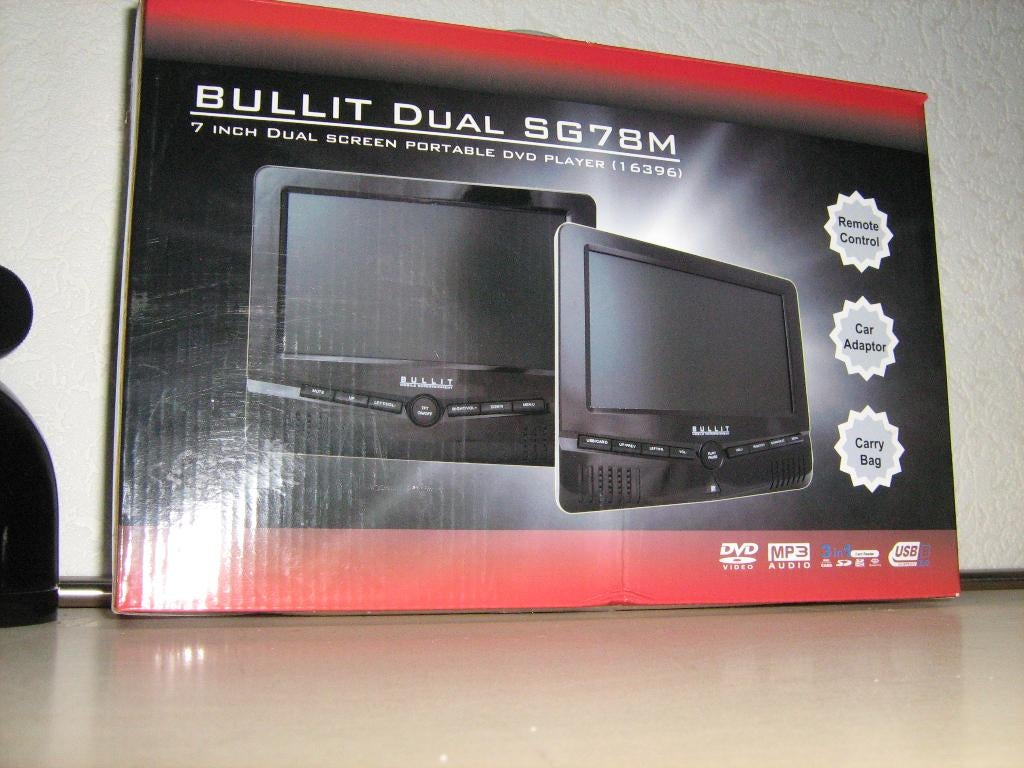 Bullit Draagbare DVD Speler SG 78M, Gebruikt, Draagbaar, Ophalen of Verzenden, Overige merken