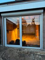 Rolluiken: elektrisch voor pui, handmatig voor deur, Ophalen, Gebruikt, 200 cm of meer, Wit