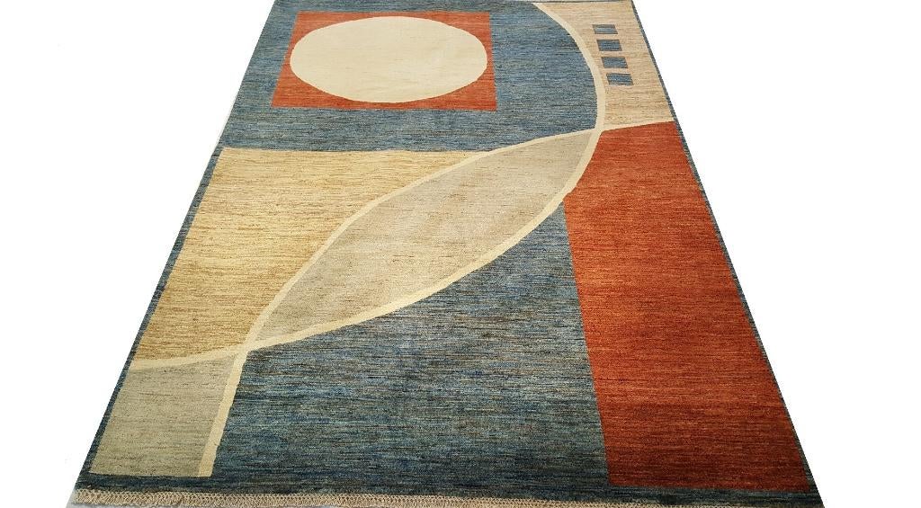 Oosters Modern Gabbeh Perzisch tapijt 292x197/Kleed/35% sale, Www.simatapijten.nl, Beige, 150 tot 200 cm, Ophalen of Verzenden