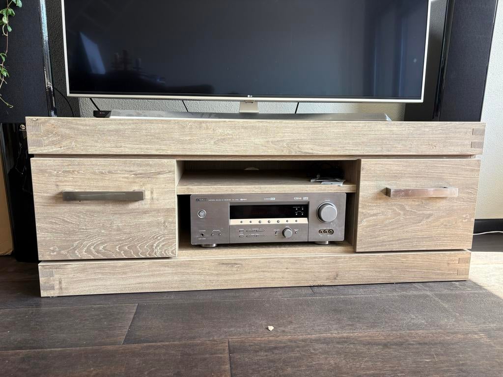 Tv meubel met kastjes en open vak, Ophalen of Verzenden