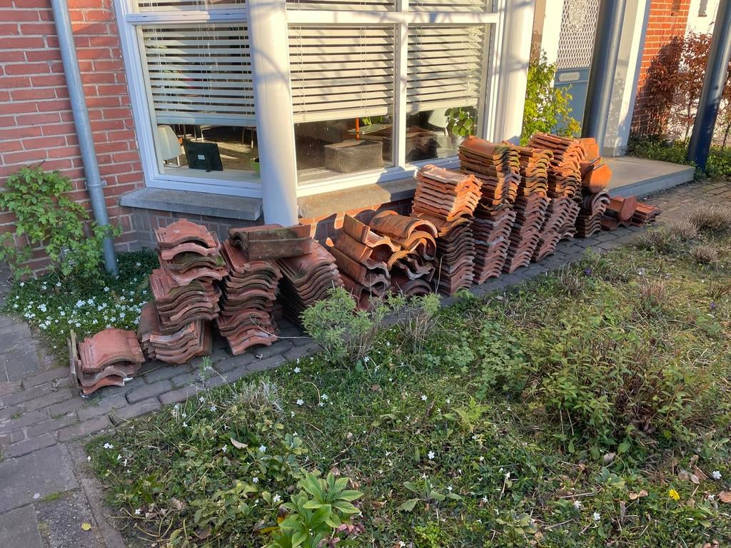 Dakpannen te koop, Ophalen, Steen of Klei, Dakpannen, Rood