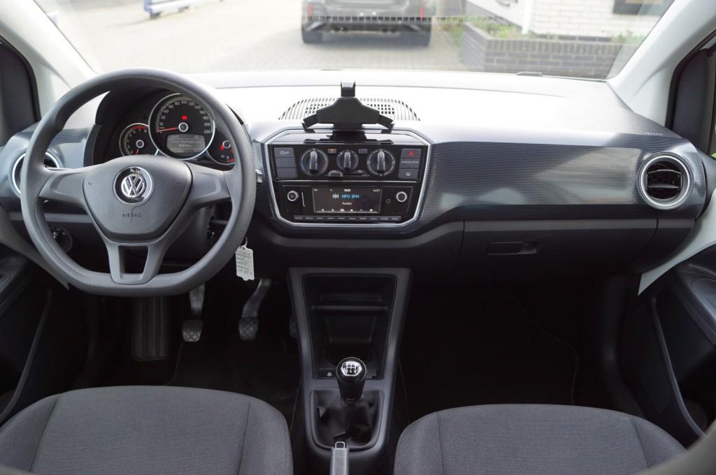 Volkswagen UP 1.0 Bluemotion (60pk) Org. NL! Airco/Licht & Z, Voorwielaandrijving, Gebruikt, Wit, Origineel Nederlands