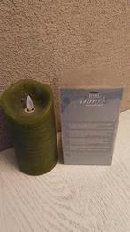 Anna Kaars Groen dikke ronde kaars, Overige materialen, Nieuw, Ophalen of Verzenden, Minder dan 25 cm