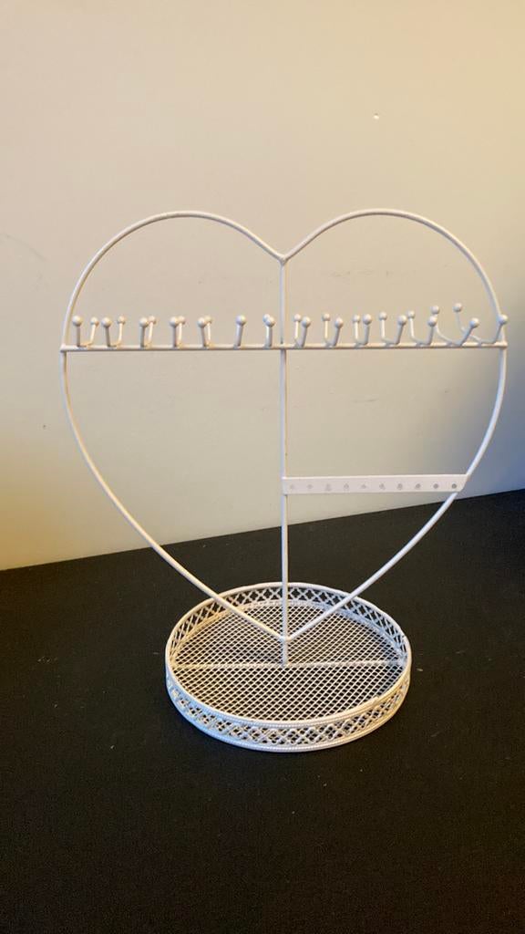 Brocante sieraden stander - hartvorm, Sieraden, Tassen en Uiterlijk, Overige Accessoires, Ophalen of Verzenden, Zo goed als nieuw