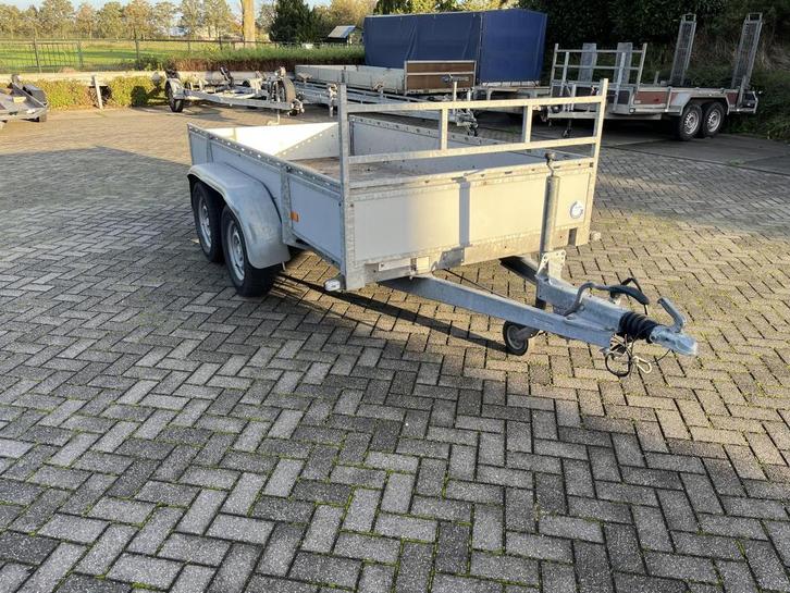 Hapert Bakwagen 300x150 2000 kg 2016 aanhanger aanhangwagen, Auto diversen, Aanhangers en Bagagewagens, Gebruikt