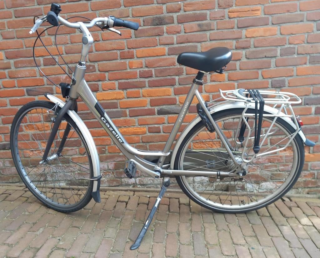 Gazelle damesfiets, frame 57, Fietsen en Brommers, Fietsen | Dames | Damesfietsen, Ophalen, Gebruikt, Versnellingen, 56 cm of meer