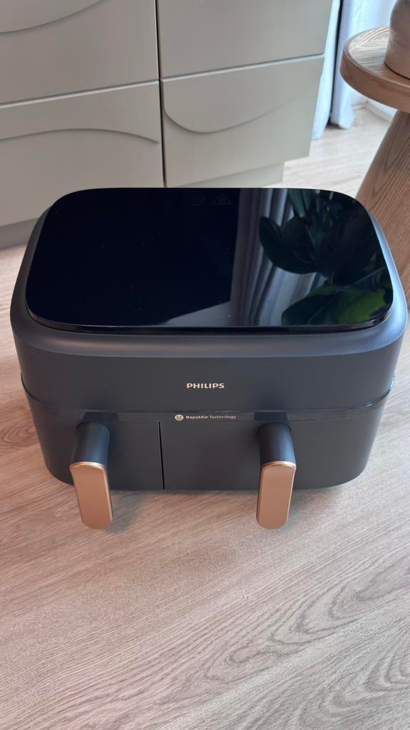 Philips XXL dual basket airfryer - NA352, Ophalen, Zo goed als nieuw
