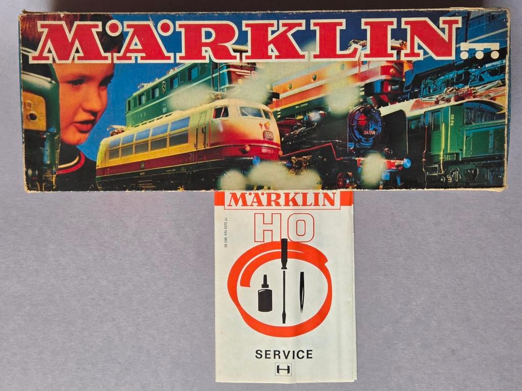 Märklin 3055 originele bont gekleurde OVP voor de NS 1212, Hobby en Vrije tijd, Modeltreinen | H0, Wisselstroom, Gebruikt, Locomotief