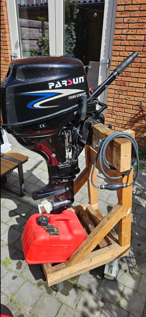 Parsun 9.8pk kortstaart buitenboordmotor - Goed onderhouden, Watersport en Boten, Ophalen, Gebruikt, 5 tot 10 pk, Viertaktmotor