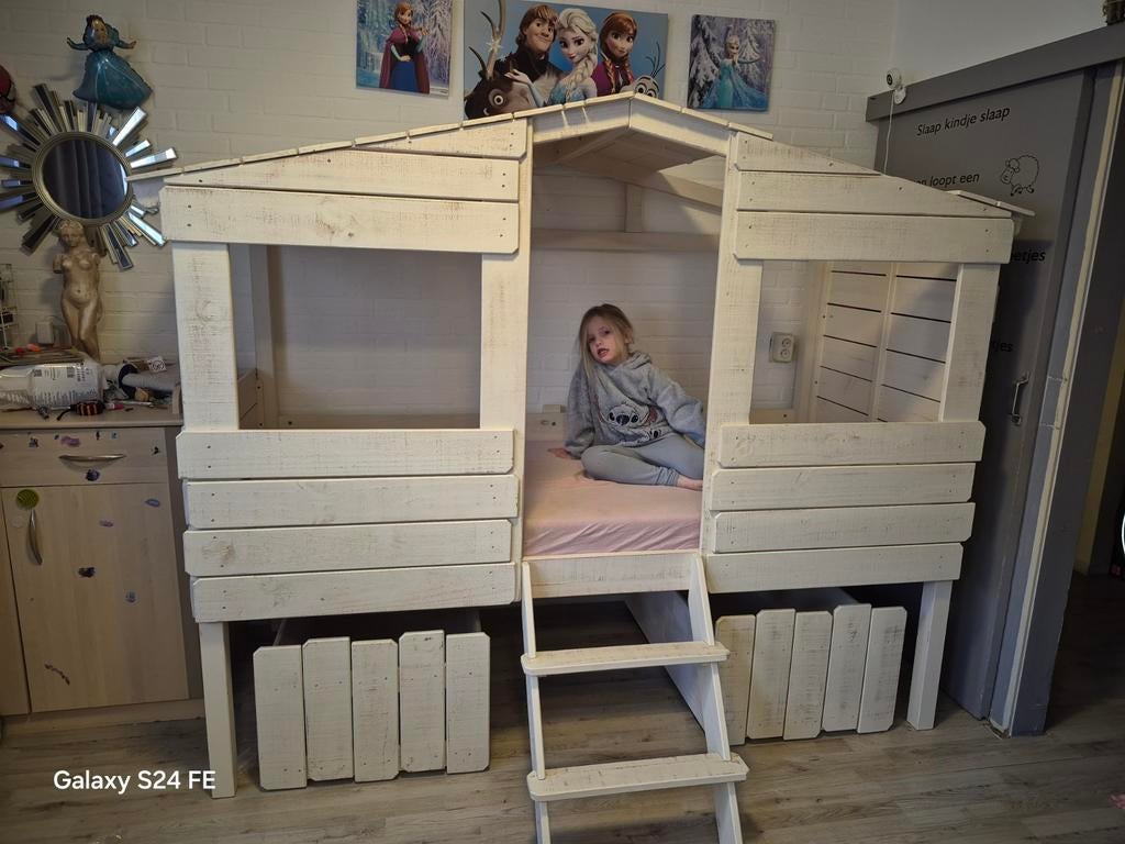 Halfhoogslaper te koop, Kinderen en Baby's, Kinderkamer | Stapelbedden en Hoogslapers, Ophalen of Verzenden, Gebruikt, Halfhoogslaper