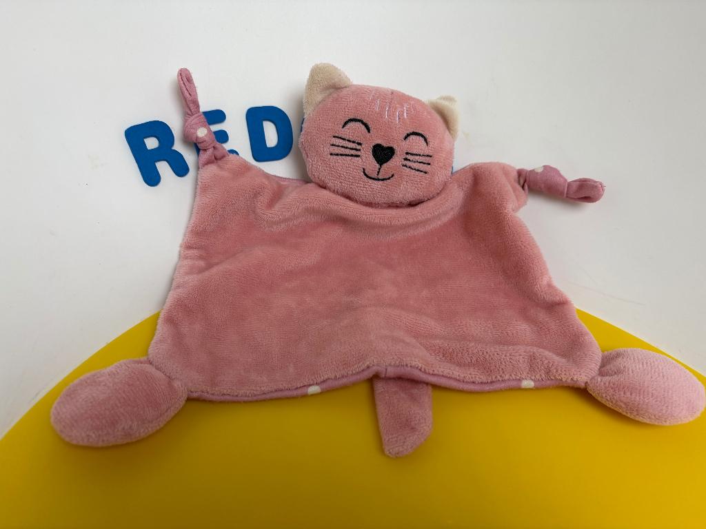 529 hema doek doekje poes roze, Ophalen of Verzenden