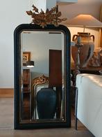 Prachtige grote Antieke Franse Spiegel Kuifspiegel, Huis en Inrichting, Woonaccessoires | Spiegels, Ophalen, Rechthoekig, Minder dan 100 cm
