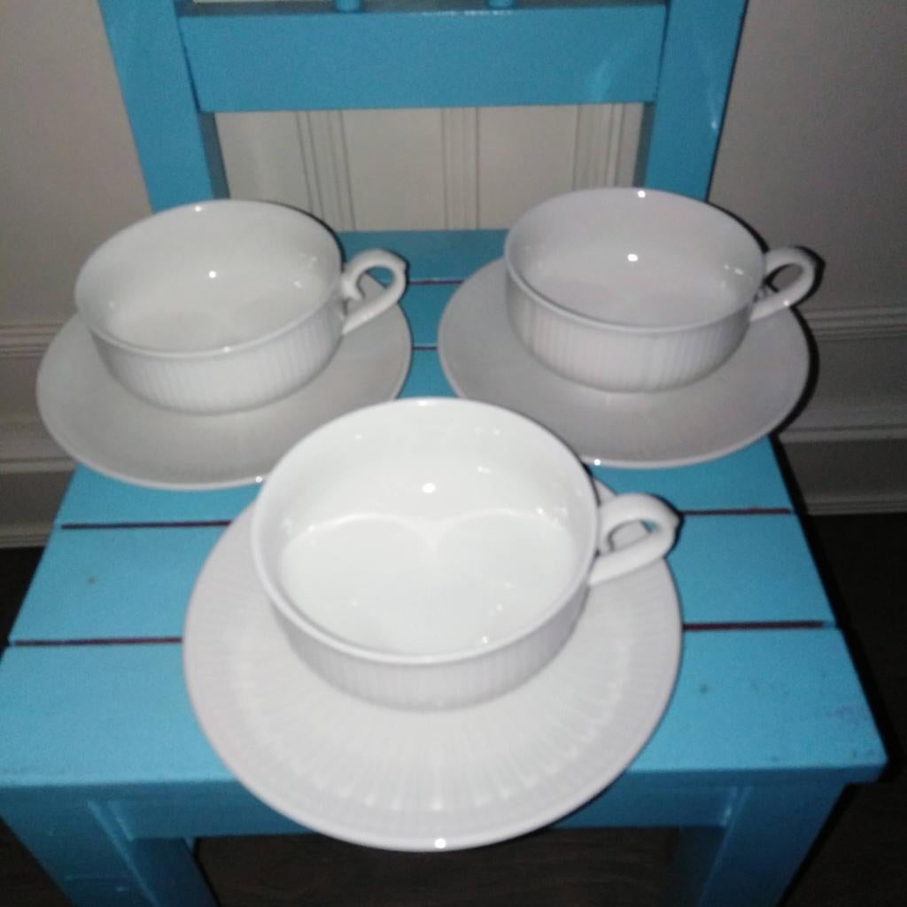 Kop en schotels Alt Tirschenreuth 1838 Germany set van 3, Huis en Inrichting, Keuken | Servies, Ophalen, Gebruikt, Overige stijlen