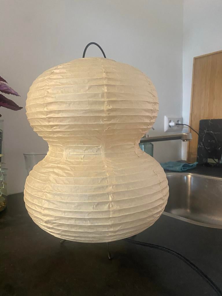 Papieren H&M tafellamp 30cm, Ophalen, Zo goed als nieuw