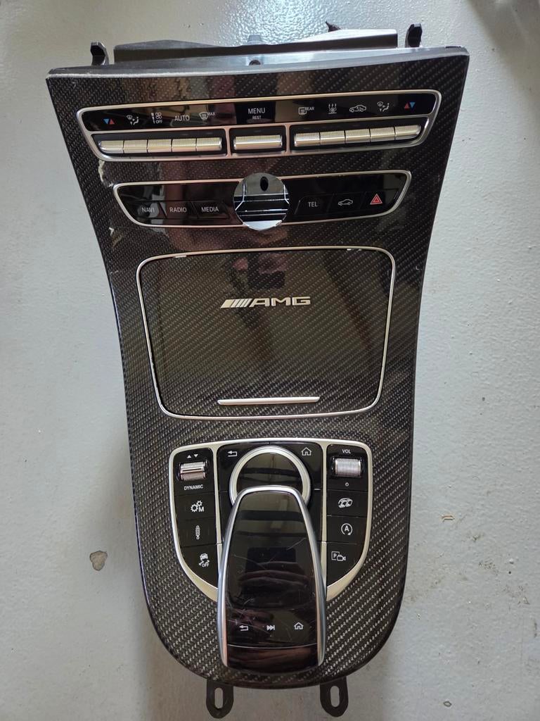 Middenconsole CARBON Mercedes-Benz E63s AMG, Auto-onderdelen, Ophalen of Verzenden, Mercedes-Benz