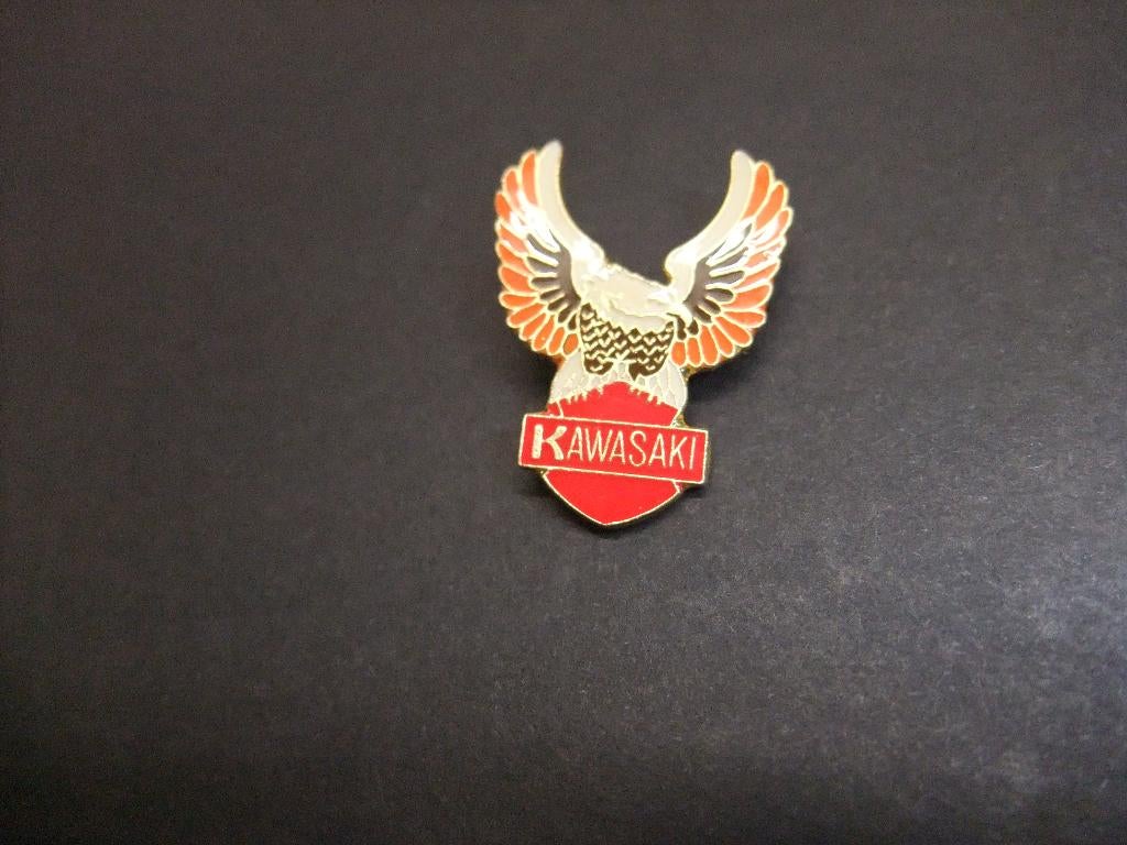 Kawasaki motorcycles Wing ( Adelaar -rood) pin, Verzamelen, Speldjes, Pins en Buttons, Ophalen of Verzenden, Gebruikt, Overige onderwerpen