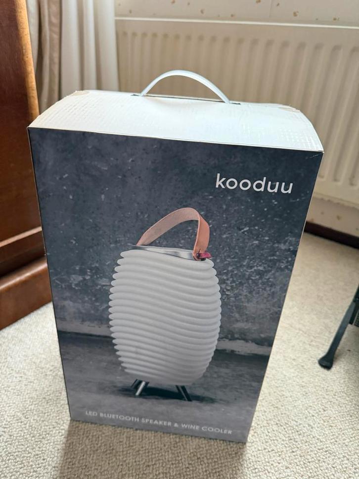 Kooduu Synergy S - LED Lamp, Bluetooth Speaker & Wijnkoeler, Audio, Tv en Foto, Luidsprekers, Zo goed als nieuw, Overige typen