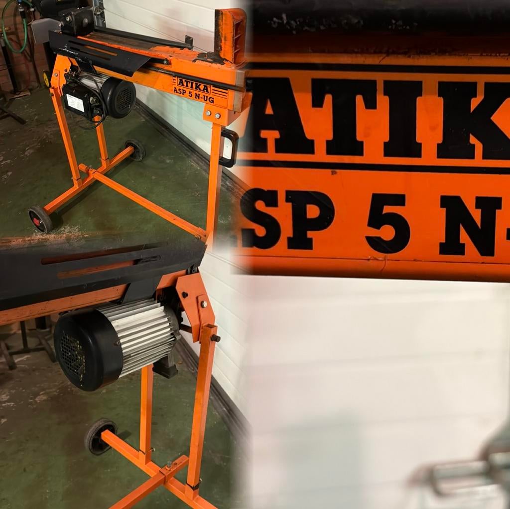 Liggende Atika houtklover, kloofmachine, klover vv onderstel, Tuin en Terras, Kloofmachines, Ophalen, Liggend, Briggs & Stratton