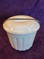 Pudding stoompan - aardewerk (antiek), Ophalen of Verzenden