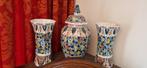 Makkum Vazen en Stolp - Prachtig Delfts Blauw Set, Ophalen of Verzenden
