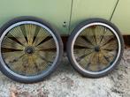 Tka. Voor- en achterwiel met banden voor crossfiets 20 inch, Fietsen en Brommers, Fietsonderdelen, Ophalen of Verzenden, Gebruikt