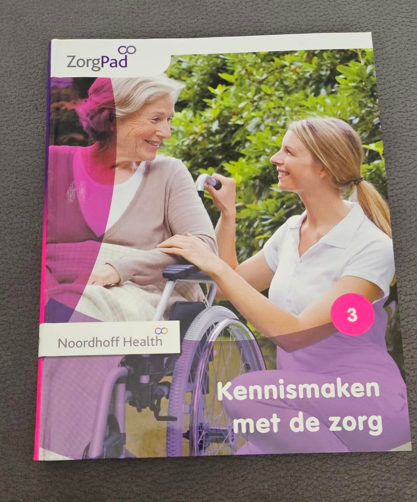 Zorgpad Noordhoff Health - 4 theorieboeken, Boeken, Studieboeken en Cursussen, Ophalen of Verzenden, Zo goed als nieuw, MBO, Noordhoff Health
