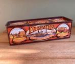 Vintage Peijnenburg blik - Decoratief met fabriek/recept, Ophalen, Zo goed als nieuw, Koek(jes), Overige merken