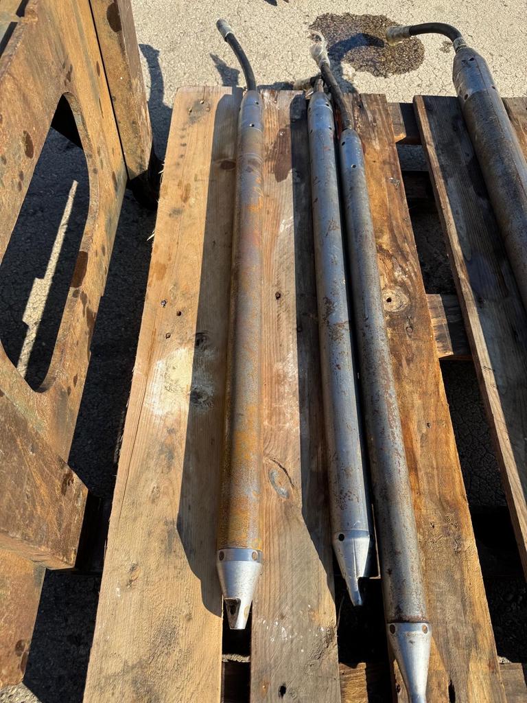 Grondraket pneuvibe 80 mm en 55 mm, Ophalen