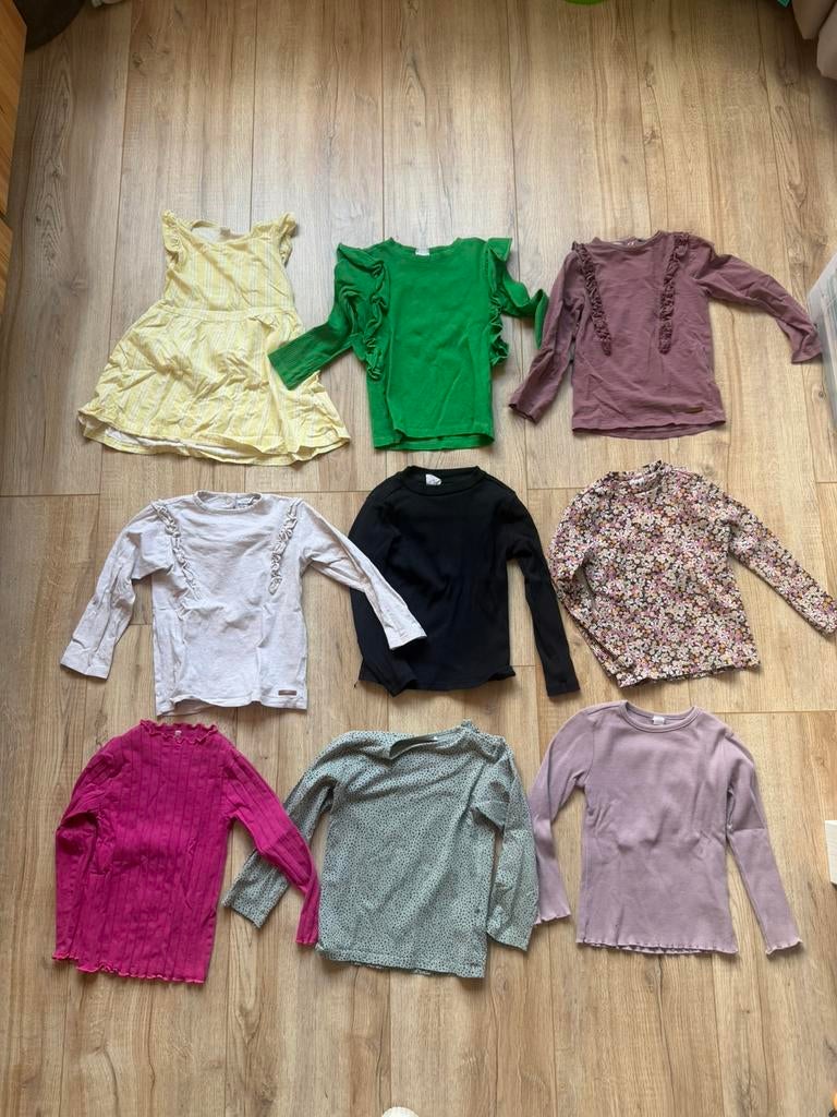 Meisjes kledingpakket maat 98/104, Ophalen, Zo goed als nieuw, Maat 98