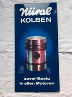 orgineel emaille bord zuiger ,jaren 40/50 industrieel, Ophalen of Verzenden