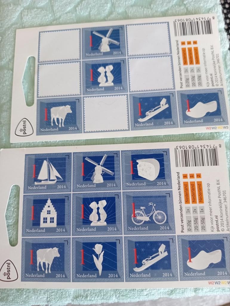 15 ongebruikte PostNL postzegels uit 2014, Ophalen of Verzenden