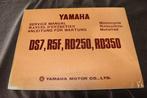 Yamaha DS7 R5F RD250 RD350 1973 motorcycle service manual, Ophalen of Verzenden, Yamaha
