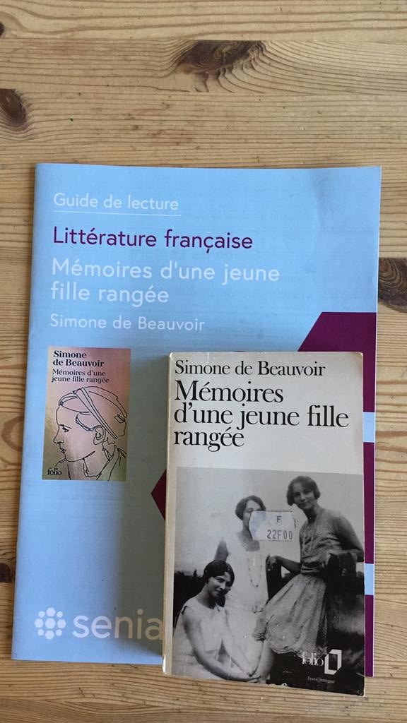 SIMONE DE BEAUVOIR - MEMOIRES D UNE JEUNE FILLE RANGEE, Boeken, Ophalen, Gelezen, SIMONE DE BEAUVOIR