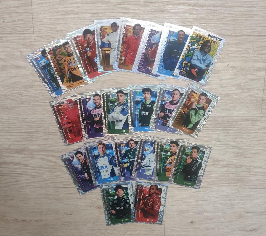 F1 Turbo Attax 2025 LE Topps kaarten, Ophalen of Verzenden, Zo goed als nieuw, Meerdere plaatjes