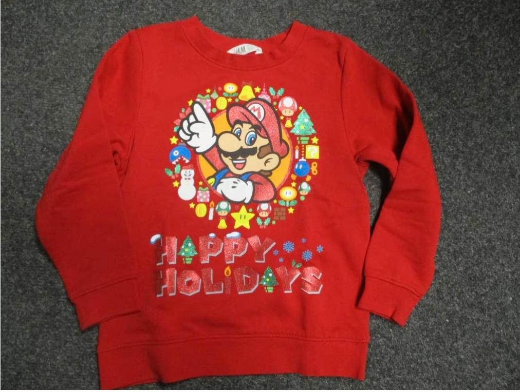 SUPER MARIO SWEATHER NIEUW, Super Mario, Verzenden, Jongen of Meisje, Nieuw