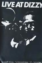 Poster jazzcafé Dizzy Rotterdam "Live at Dizzy" - 70er jaren, Verzenden, A1 t/m A3, Overige onderwerpen, Rechthoekig Staand