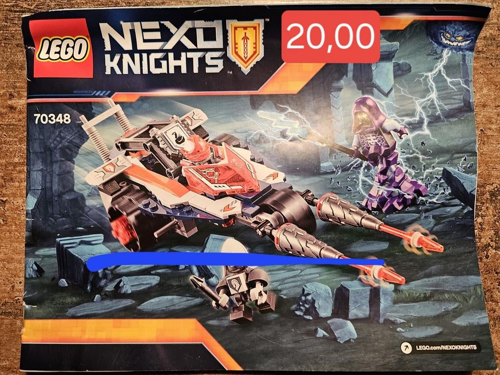 Lego nexo knights, Ophalen of Verzenden, Zo goed als nieuw