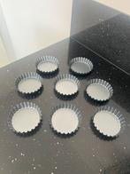 Nieuw Set van x8 stuks ronde mini taart/quiche bakvormen, Ophalen of Verzenden, Nieuw, Taarten, Versiering