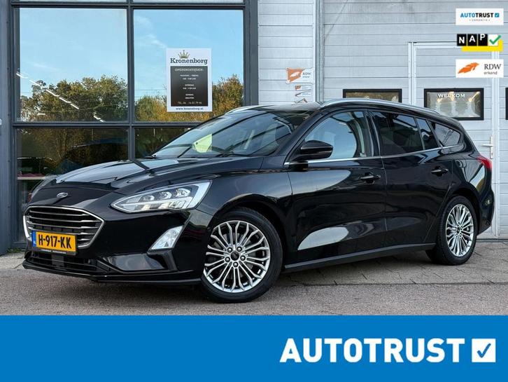 Ford Focus Wagon 1.0 EcoBoost Vignale| CARPLAY| CAMERA| NAP, Auto's, Ford, Bedrijf, Te koop, Focus, ABS, Achteruitrijcamera, Airbags
