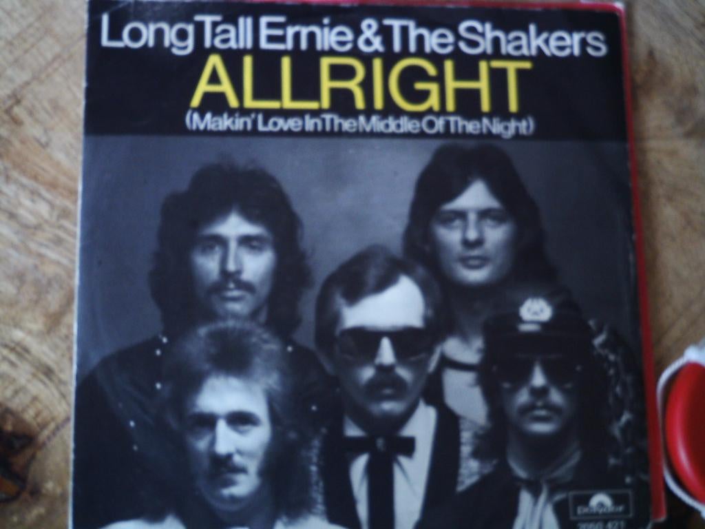 long tall ernie / shakers - allright 11a, Cd's en Dvd's, 7 inch, Single, Ophalen of Verzenden, Zo goed als nieuw