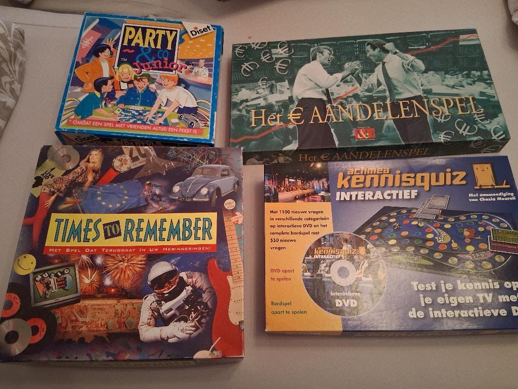 Spellen: Aandelenspel, Times to remember en meer, Ophalen, Zo goed als nieuw