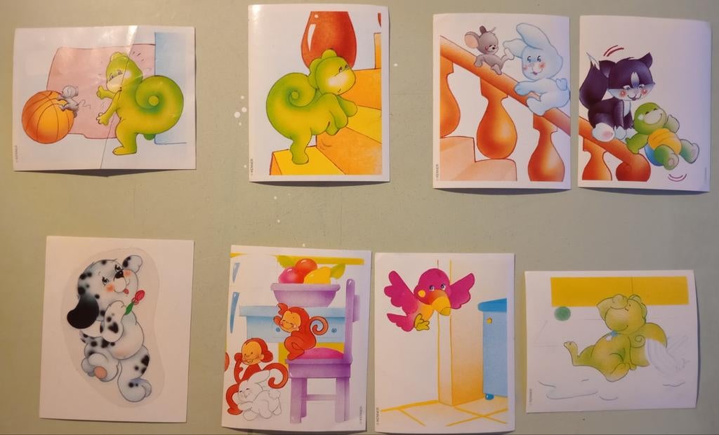 Littlest Pet Shop Vintage 1994 Merlin verzamelalbum stickers, Ophalen of Verzenden, Gebruikt, Dier en Natuur