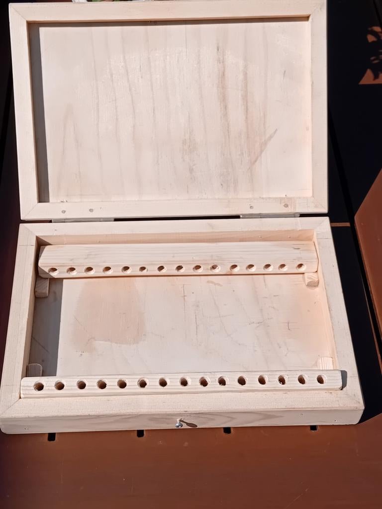 Houten bovenfrees cassette en kistje, Doe-het-zelf en Verbouw, Gereedschap | Freesmachines, Ophalen of Verzenden, Elektrisch, Bovenfrees