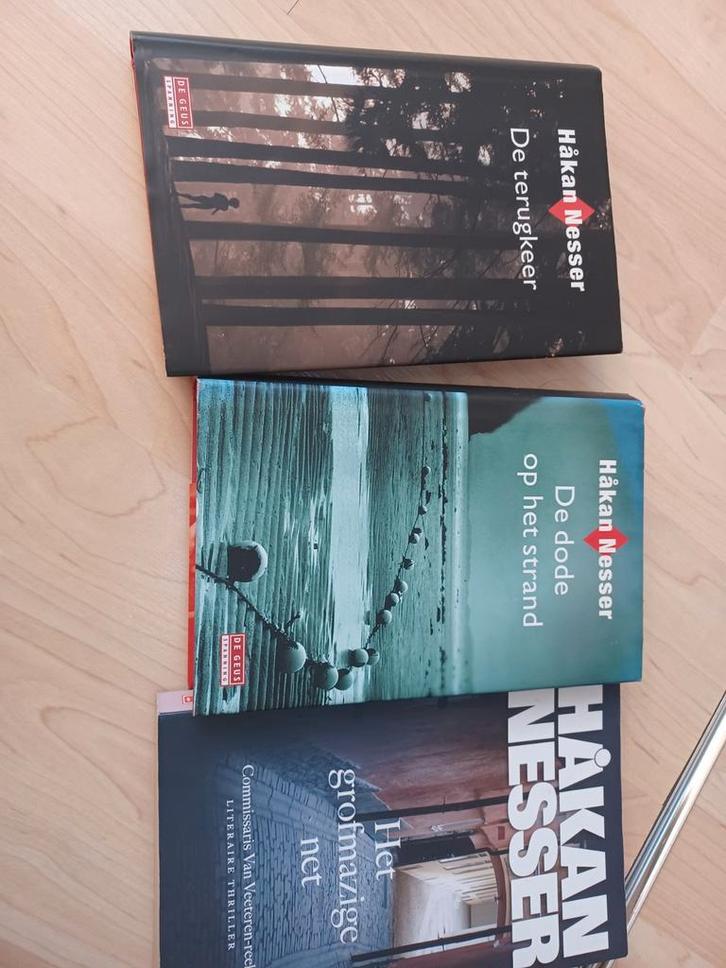 Håkan Nesser boeken: De terugkeer, De dode op het strand, Boeken, Thrillers, Gelezen, Scandinavië, Ophalen of Verzenden