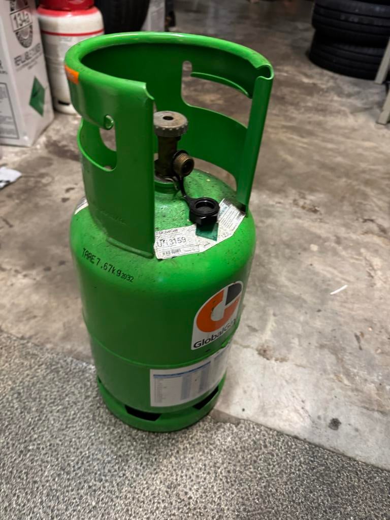 Lege airco gasflessen 12kg  r134yf, Ophalen of Verzenden, Gebruikt