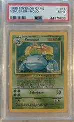 15/102 base venusaur psa 9, Ophalen of Verzenden, Zo goed als nieuw, Foil