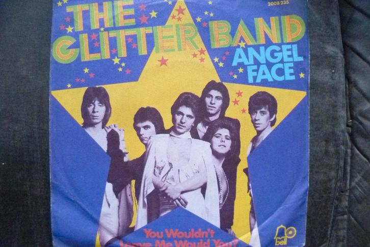 the glitter band - angel face, Cd's en Dvd's, Vinyl Singles, Zo goed als nieuw, Single, Overige genres, 7 inch, Ophalen of Verzenden