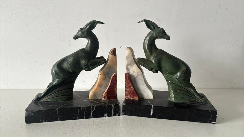 Boekensteunen art deco, Verzamelen, Beelden en Beeldjes, Ophalen of Verzenden, Zo goed als nieuw