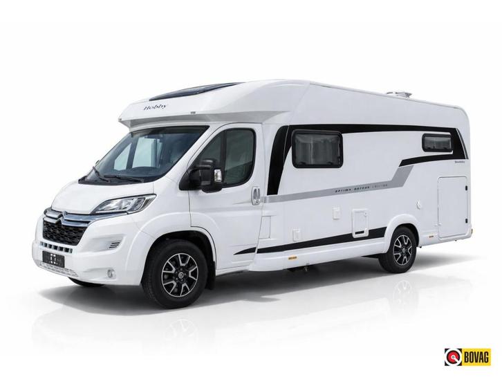 Hobby Optima On Tour V65 GE Edition F, Caravans en Kamperen, Campers, Bedrijf, tot en met 2, Half-integraal, Hobby, Fiat, Diesel