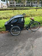 Nette Johnny loco elektrische bakfiets met huif, Fietsen en Brommers, Fietsen | Bakfietsen, Ophalen, 2 kinderen, Johnny Loco, Huif